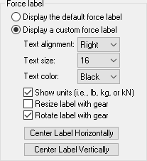 Force labels